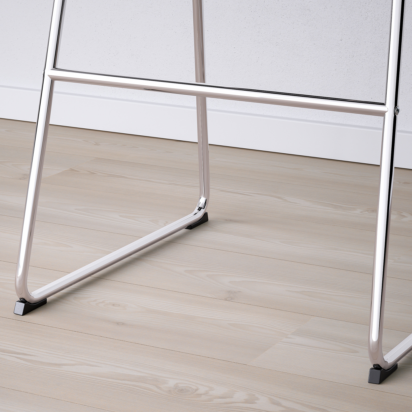 LILLÅNÄS bar stool chrome-plated/Gunnared dark grey - IKEA