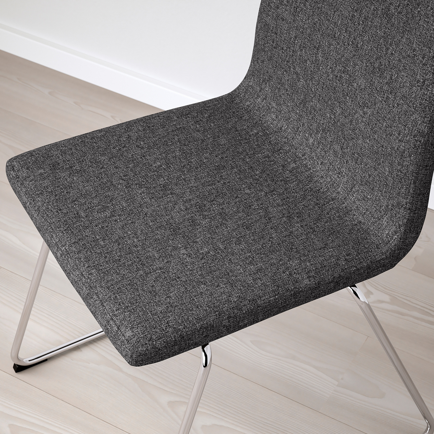 LILLÅNÄS chair chrome-plated/Gunnared dark grey - IKEA