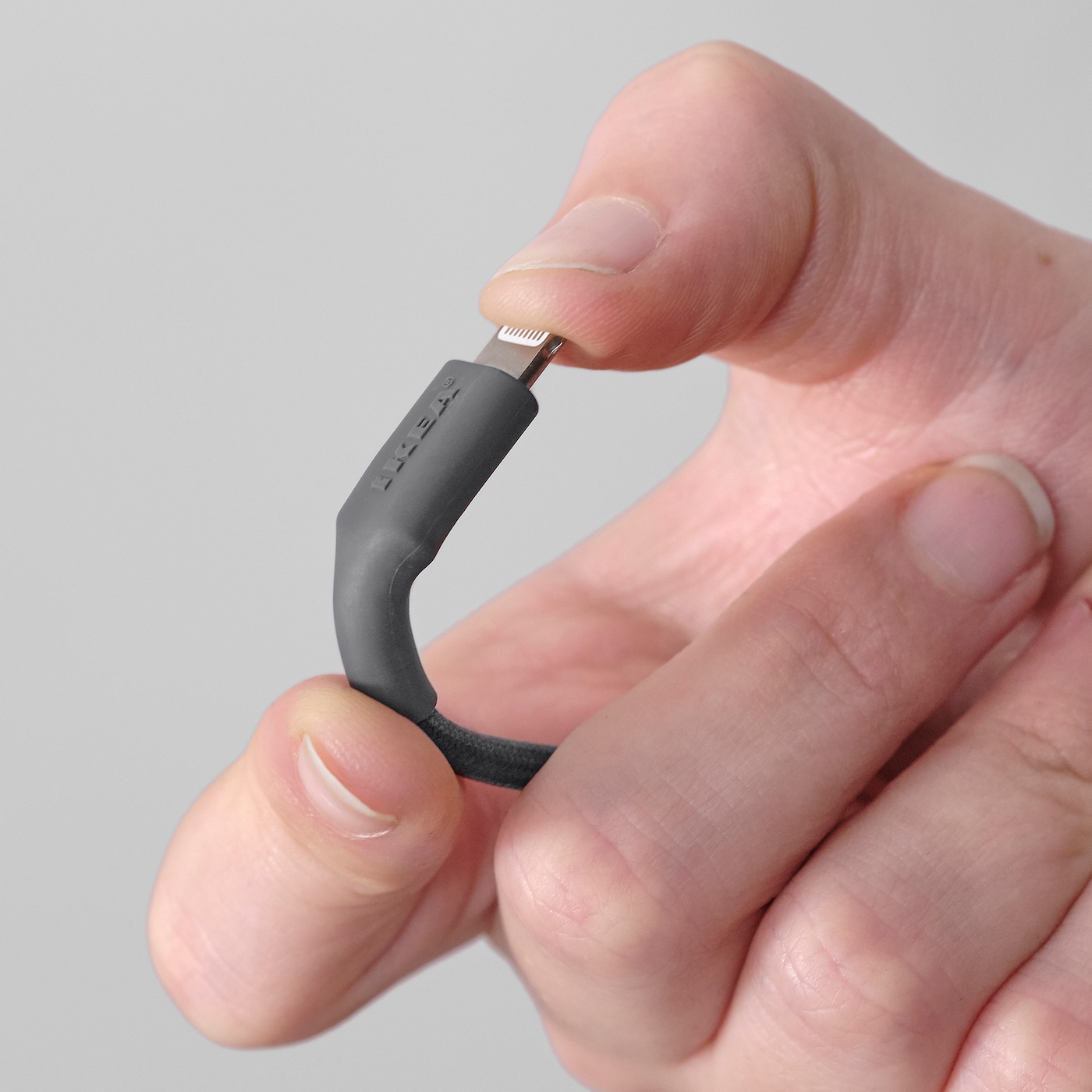 LILLHULT USB-A to lightning dark grey - IKEA