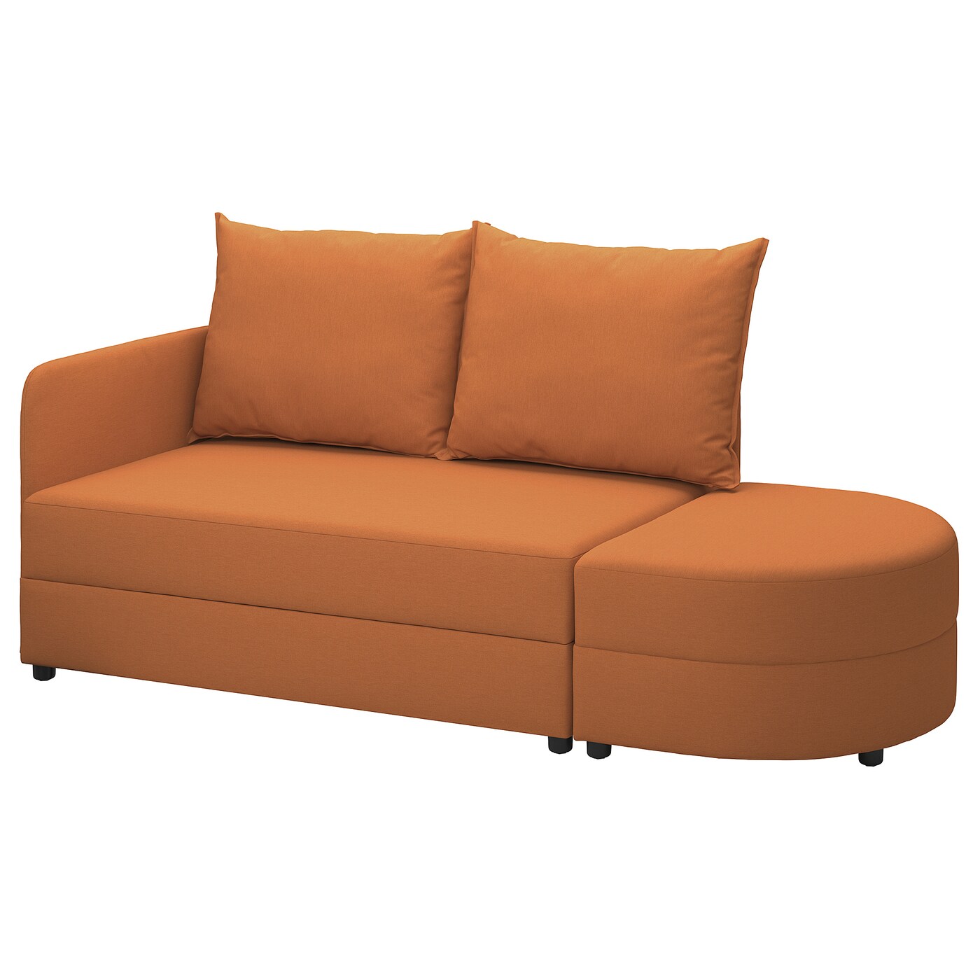 LINDÅKRA 2seat sofabed Knisa bright orange IKEA