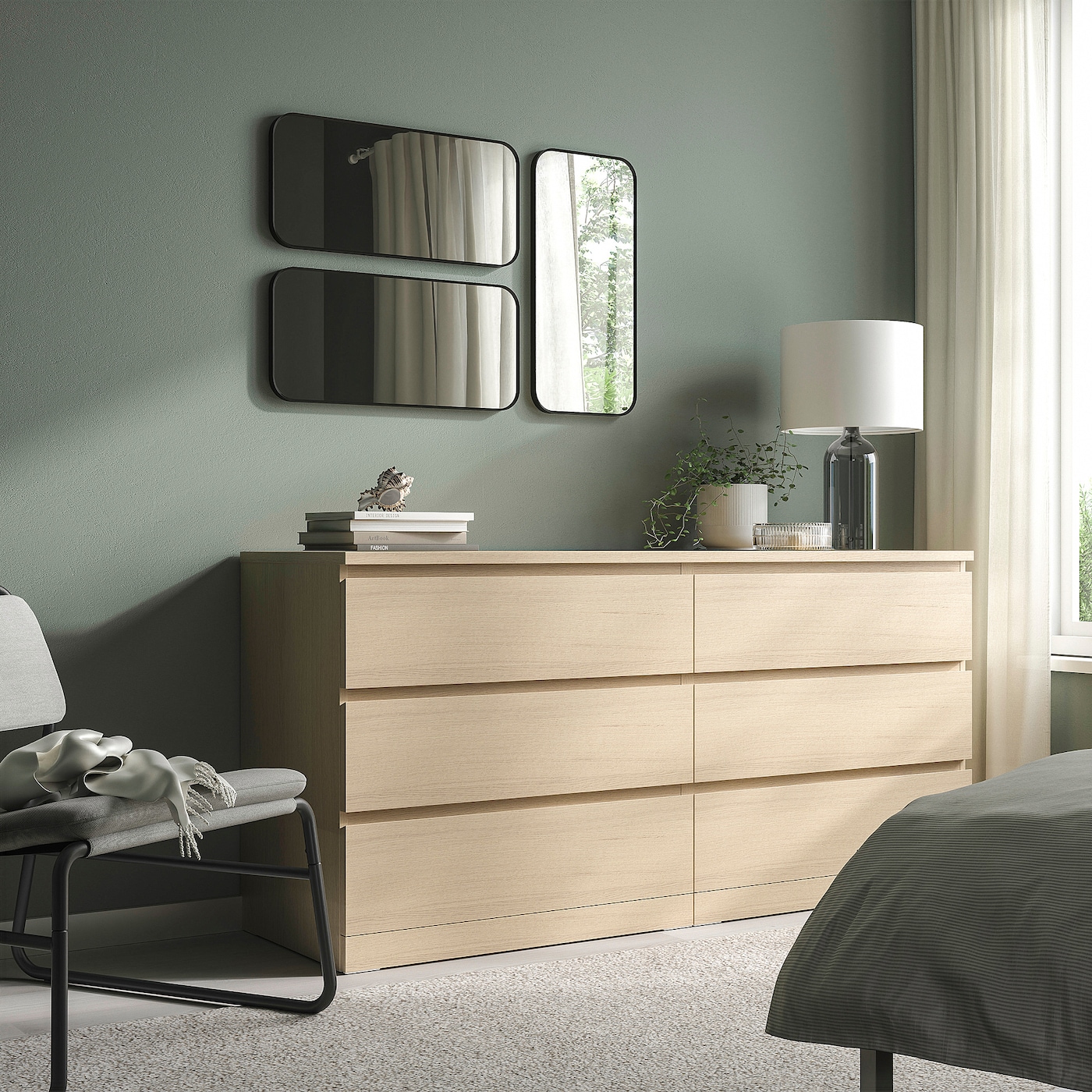 LINDBYN mirror black - IKEA