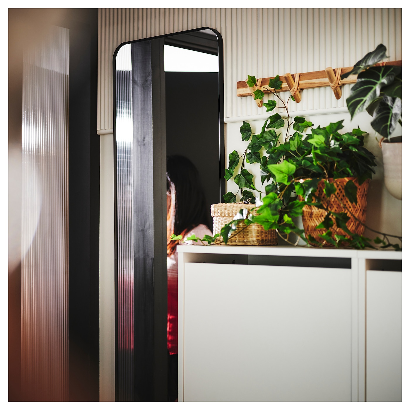 LINDBYN mirror black - IKEA