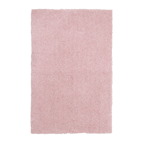 KNARDRUP rug, low pile pale pink - IKEA
