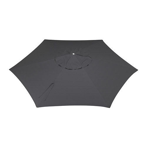 SVALÖN parasol canopy light grey-beige - IKEA