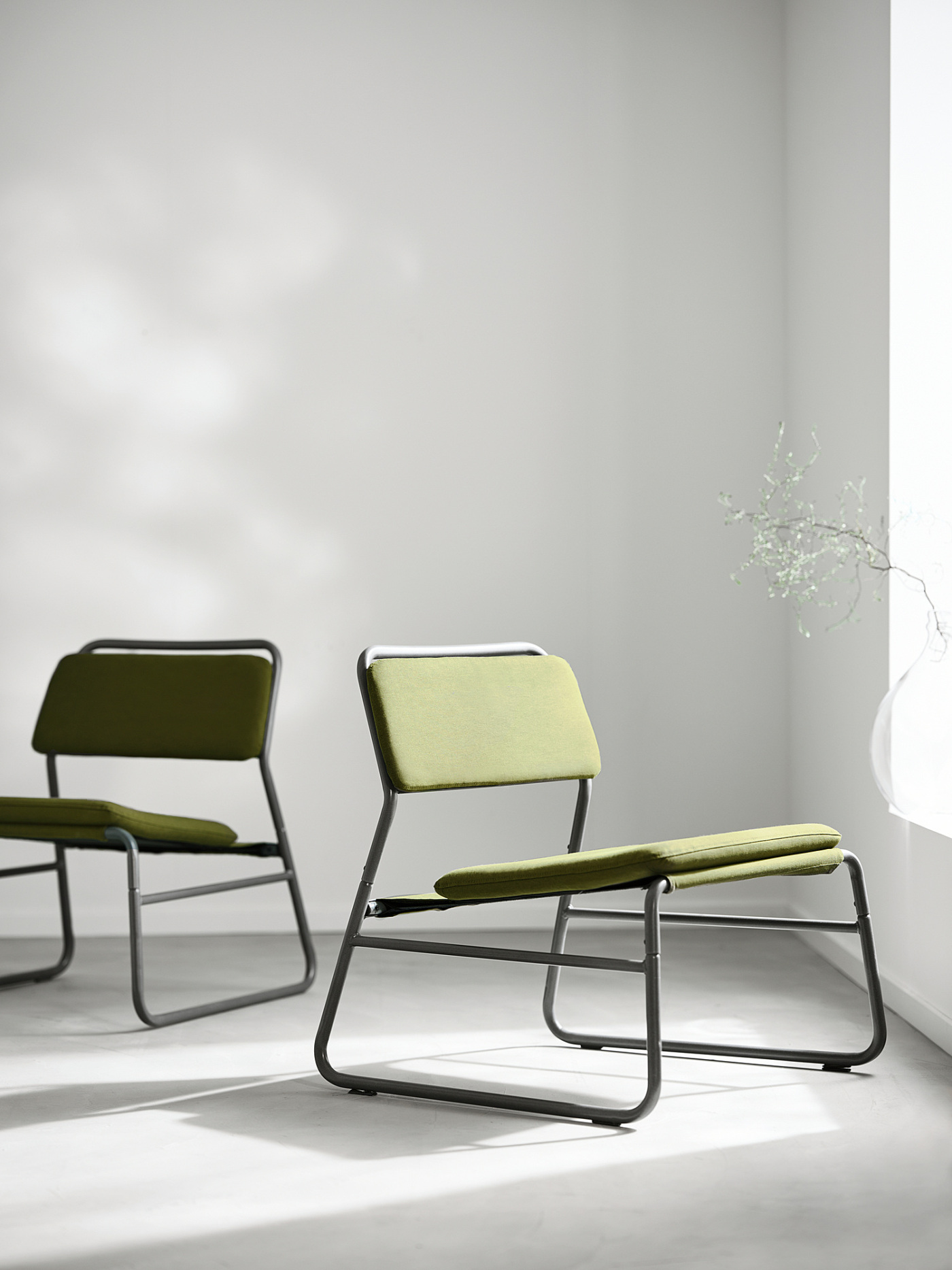 LINNEBÄCK easy chair Orrsta olive-green - IKEA