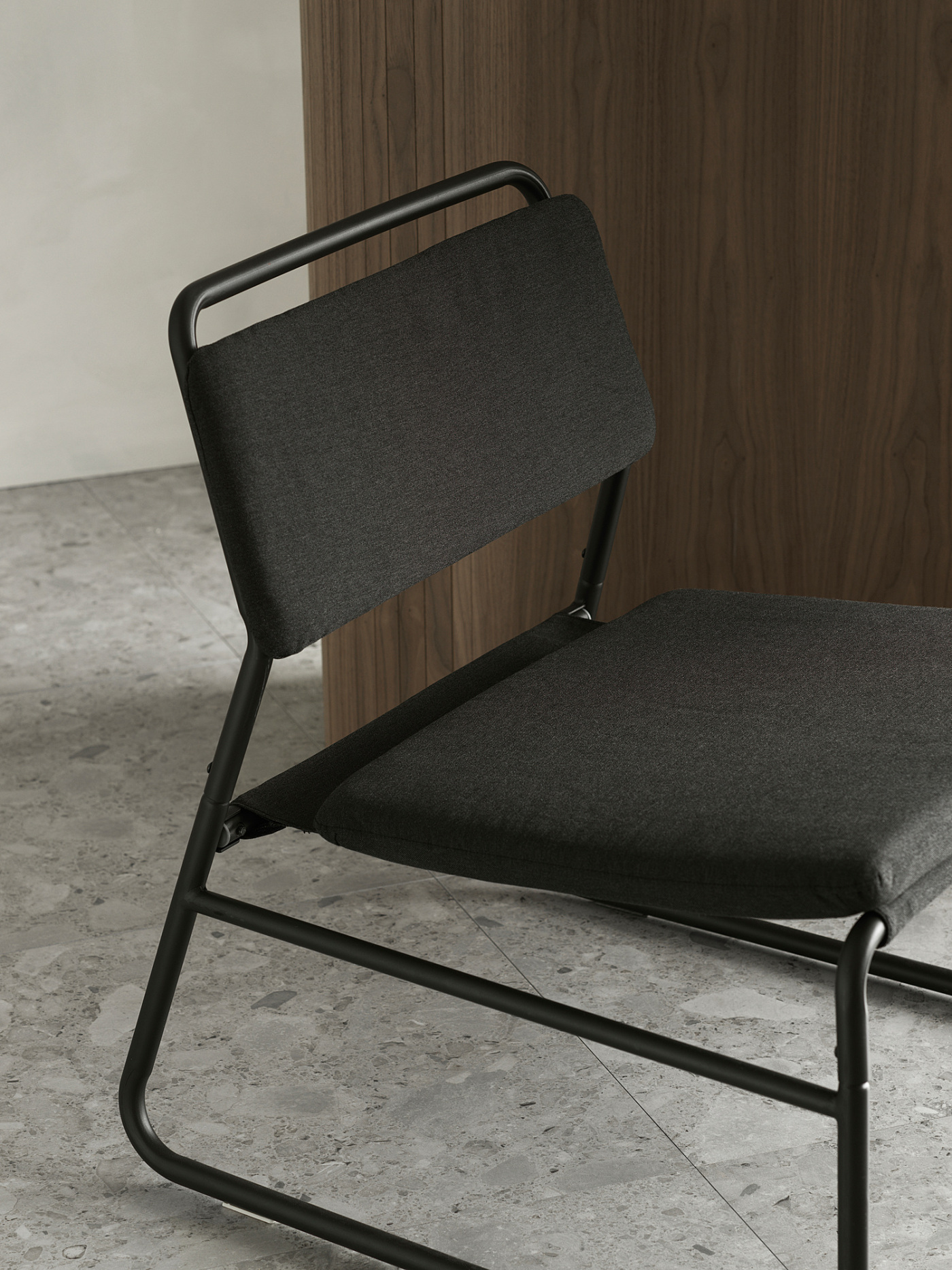 LINNEBÄCK easy chair Vissle dark grey - IKEA