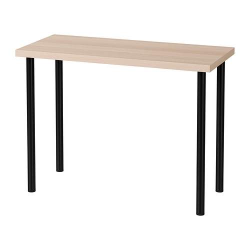 LINNMON / ADILS table white/black - IKEA