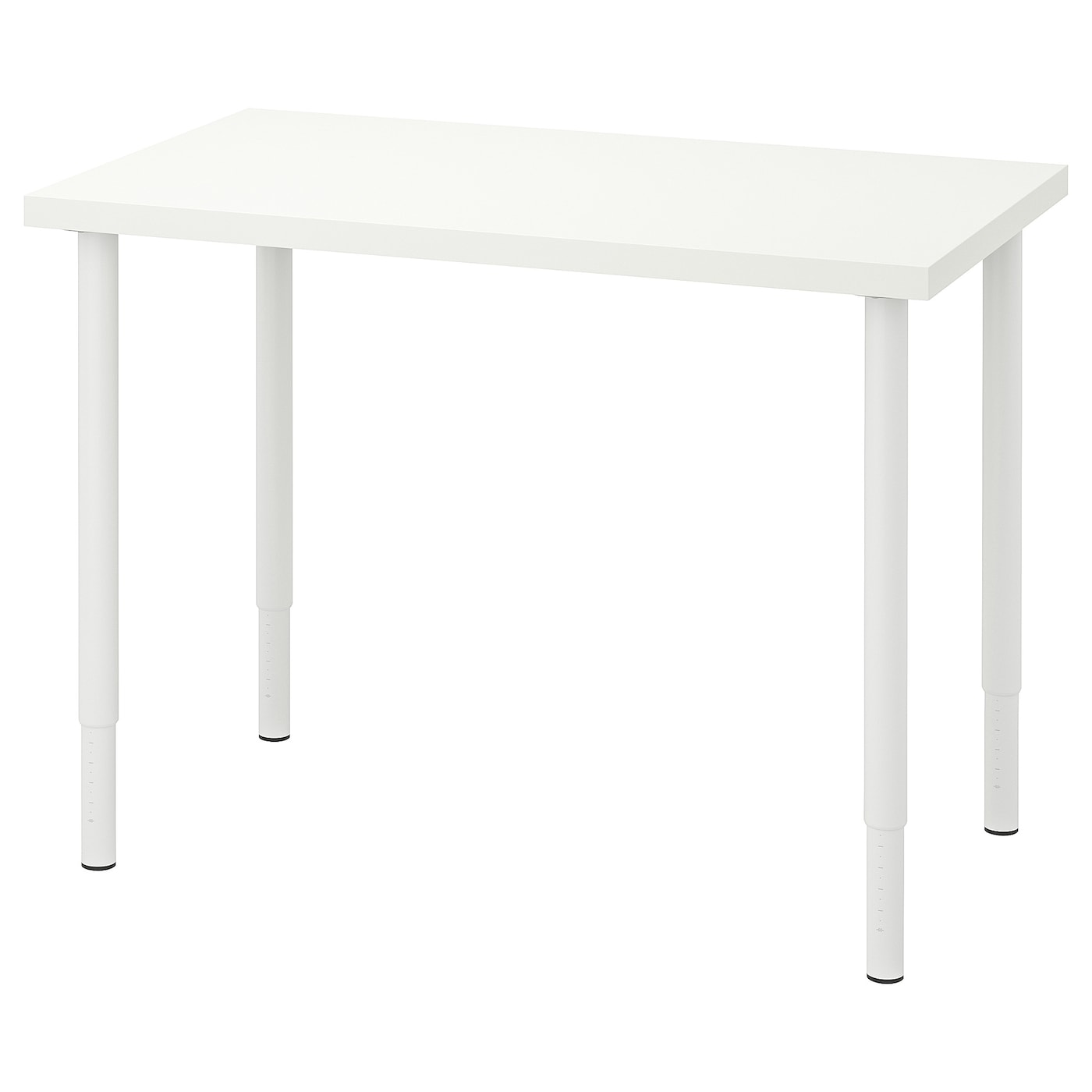 IKEA LINNMON テーブル 120x60 ホワイトOLOV脚4本セット LINNMON / OLOV desk white - IKEA