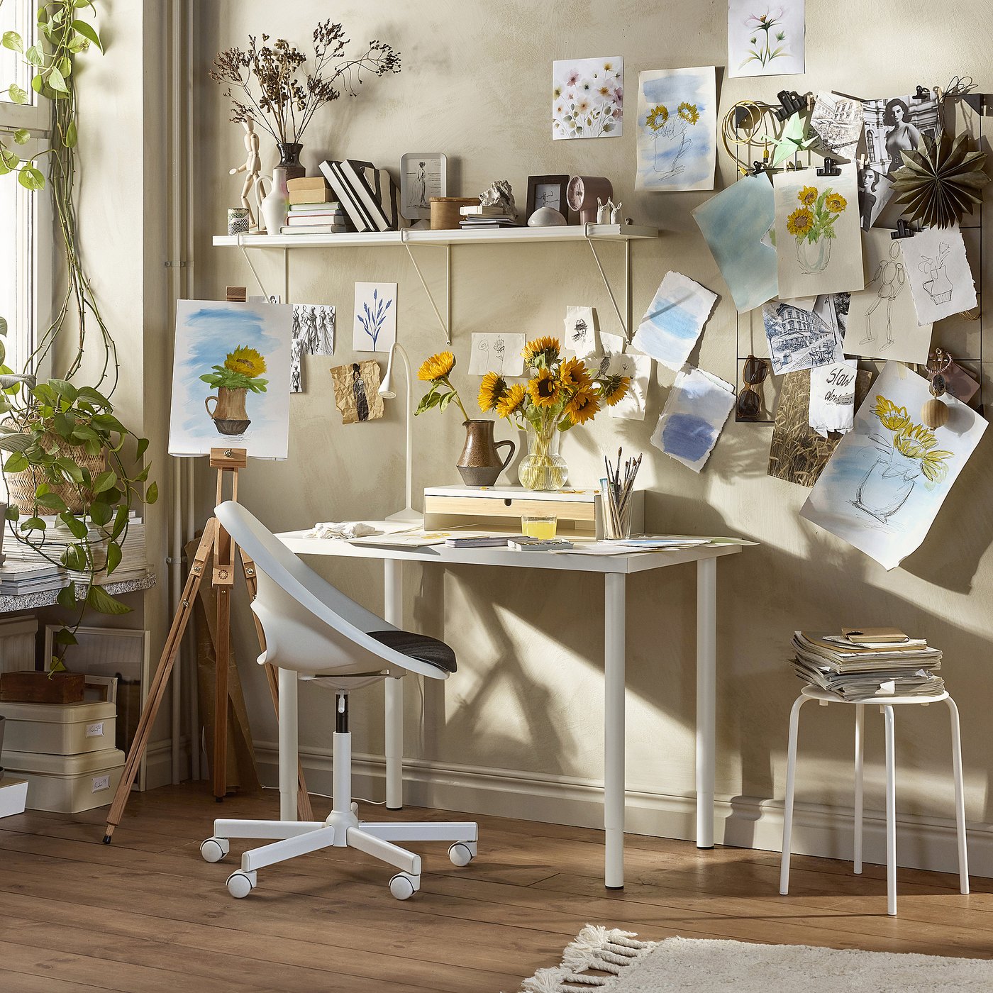 LINNMON / OLOV desk white - IKEA