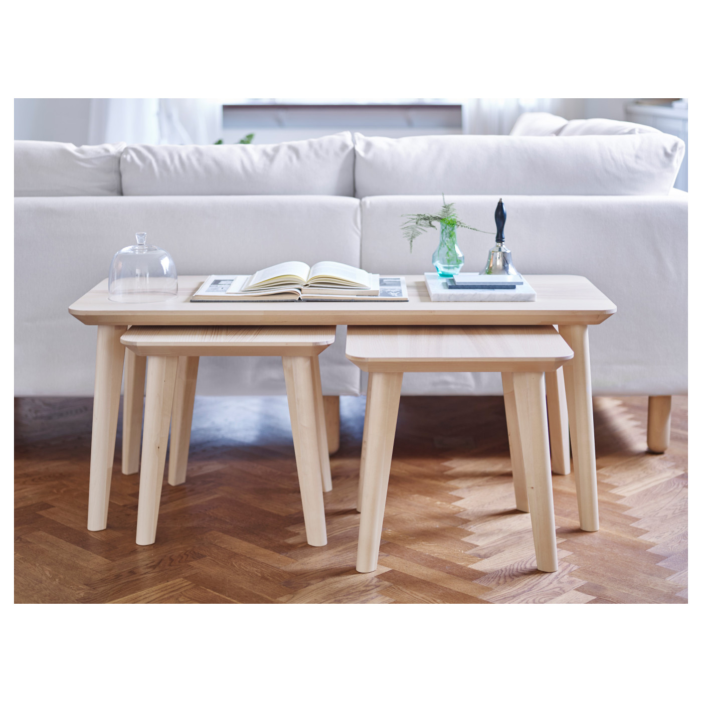 LISABO coffee table ash veneer - IKEA