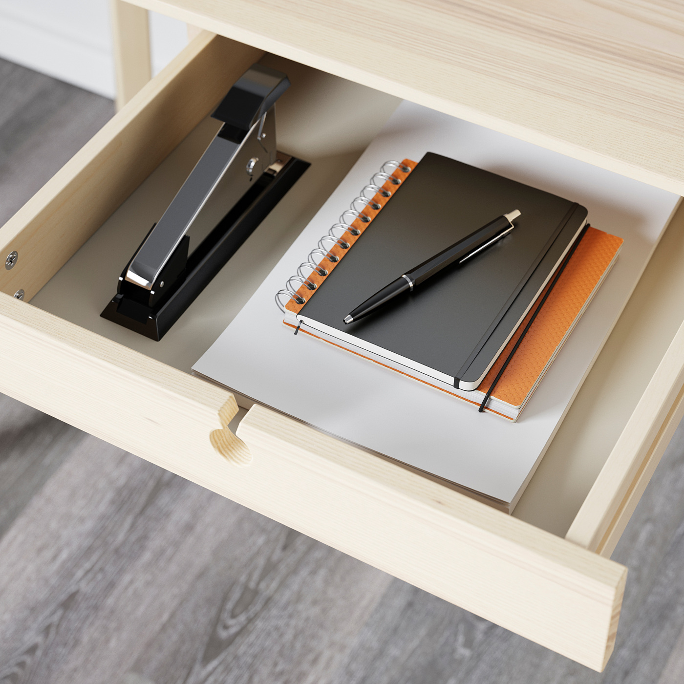 LISABO desk ash veneer - IKEA