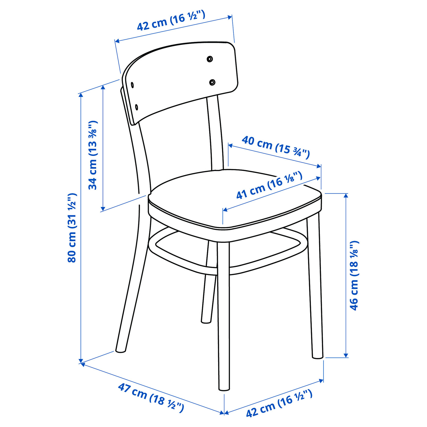 LISABO / IDOLF table and 4 chairs ash veneer/black - IKEA