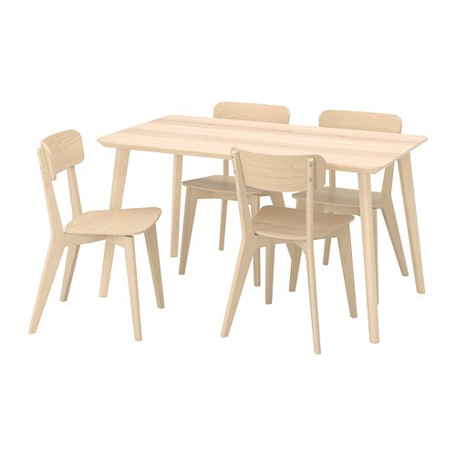 JOKKMOKK table and 4 chairs white - IKEA