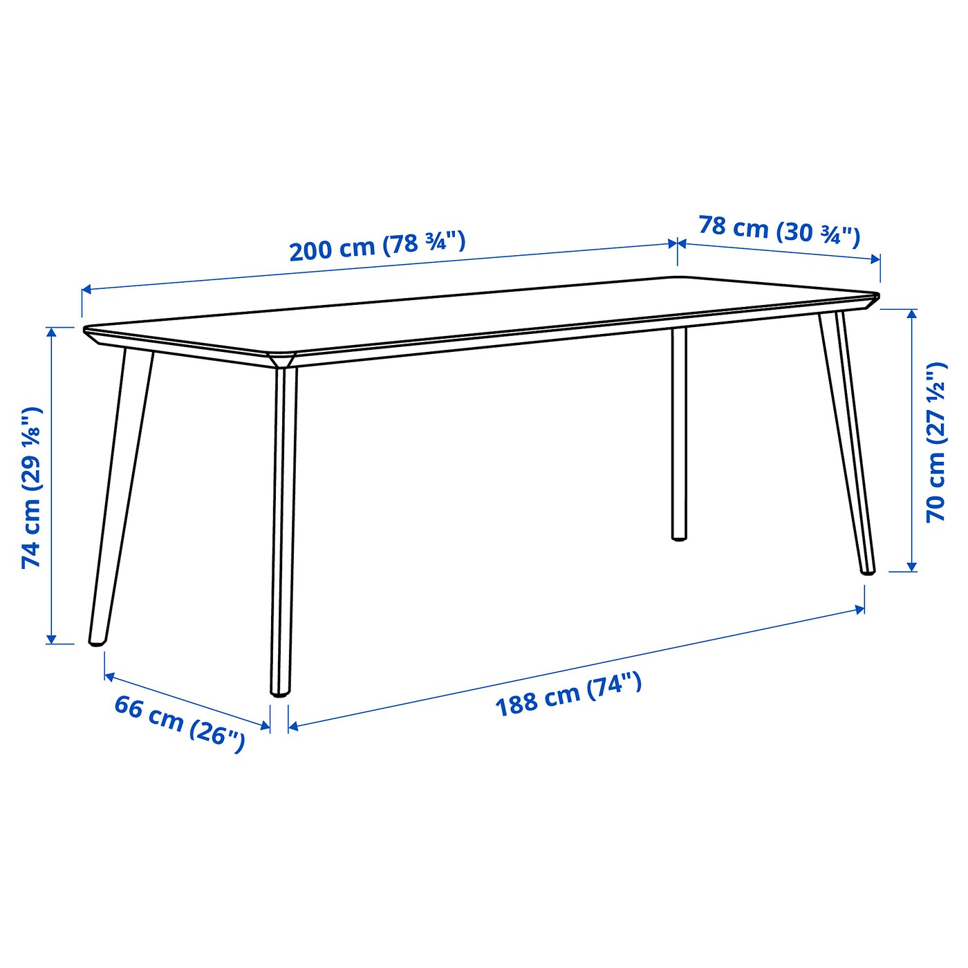 mint様へ　６点セット　IKEA  「SANDSBERG」「LISABO」 LISABO / LISABO table and 6 chairs, ash veneer/ash veneer