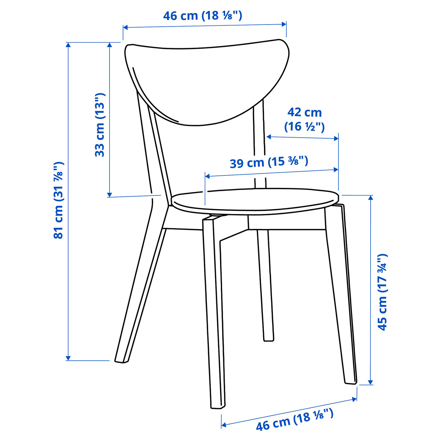 LISABO / NORDMYRA table and 4 chairs white/white birch - IKEA