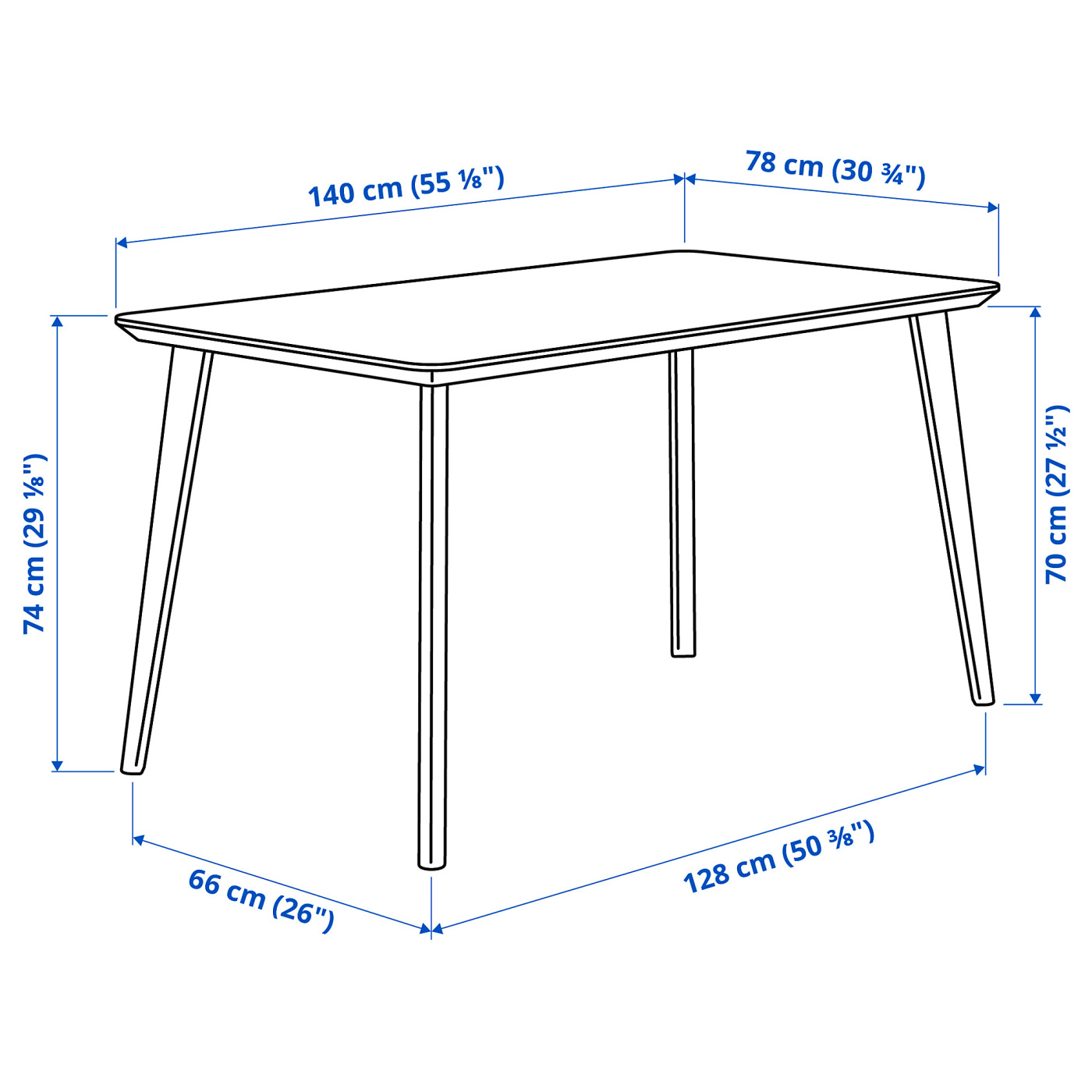 LISABO / ODGER table and 4 chairs ash veneer/anthracite - IKEA