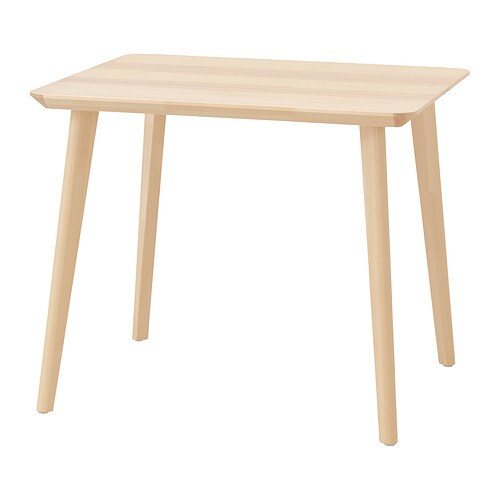 IKEA PS 2012 drop-leaf table bamboo/white - IKEA