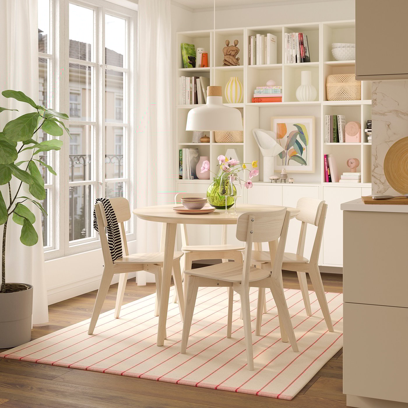 mint様へ 6点セット IKEA 「SANDSBERG」「LISABO」 LISABO table ash veneer - IKEA