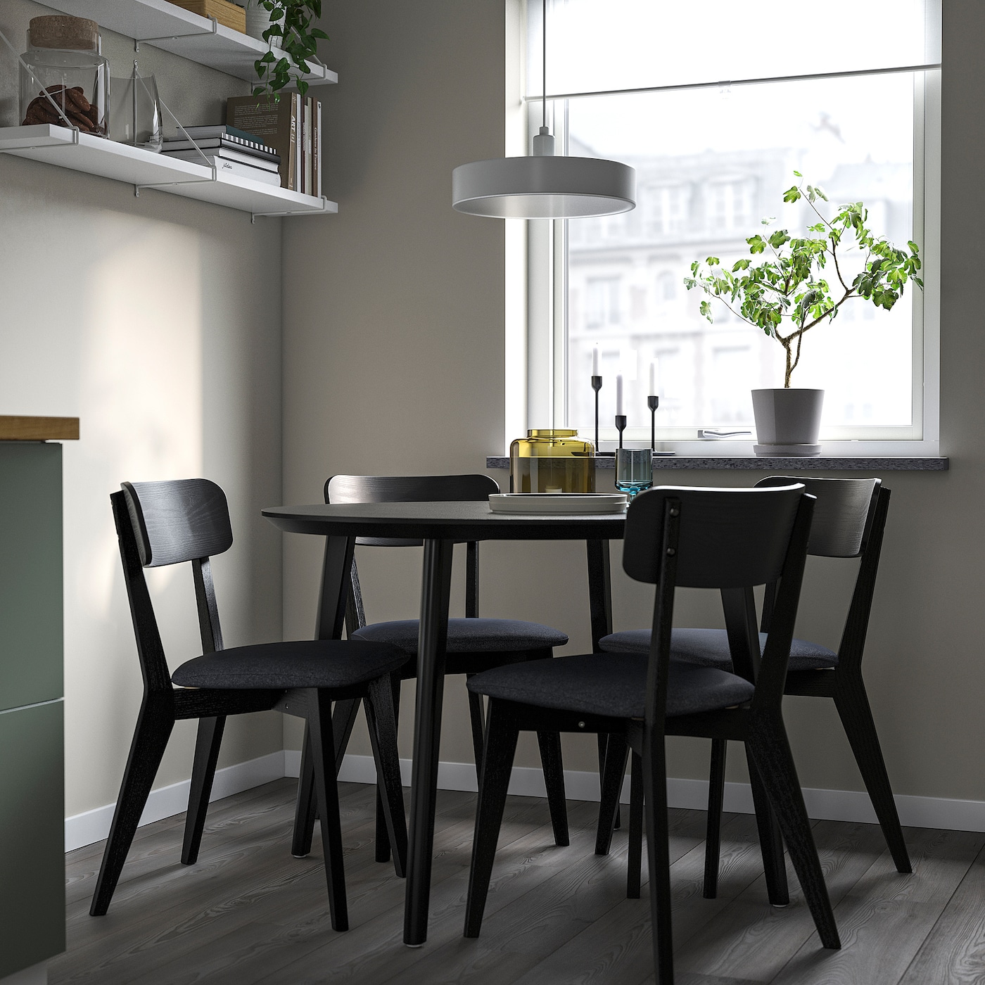 IKEA LISABO テーブル LISABO table, ash veneer, 551/8x303/4