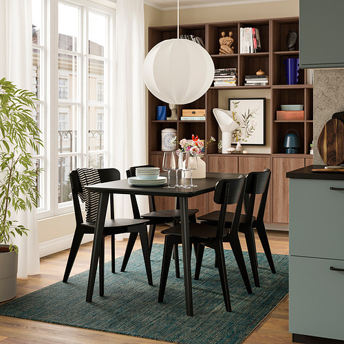 LANDBANA rug, flatwoven dark blue - IKEA