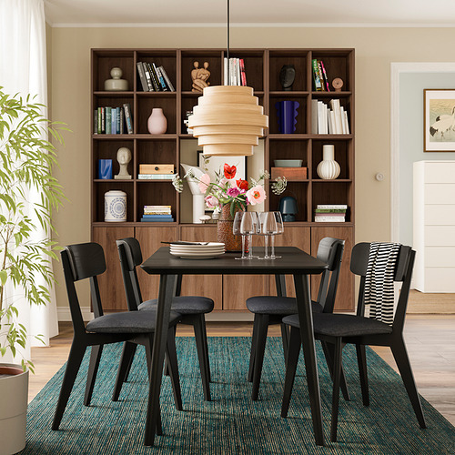 LANDBANA rug, flatwoven dark blue - IKEA