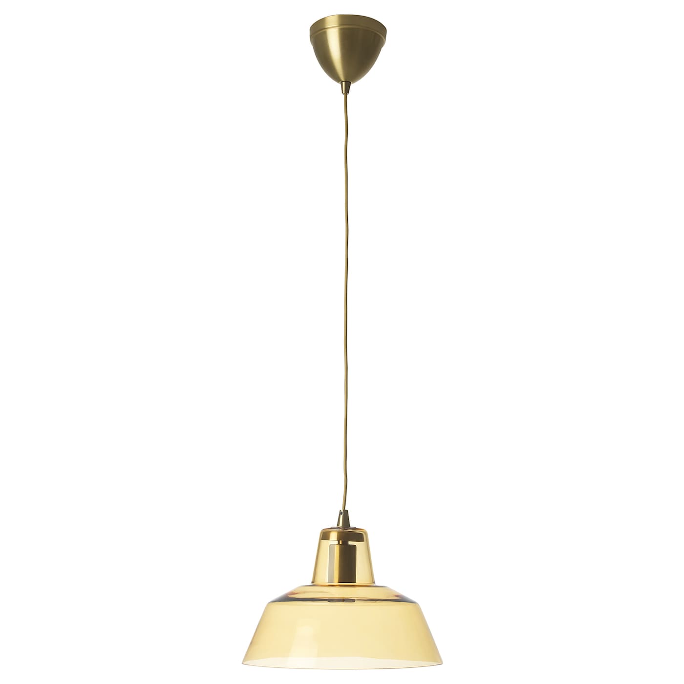 IKEA LISPUND ガラス製　ペンダントライト LISPUND pendant lamp glass/yellow - IKEA