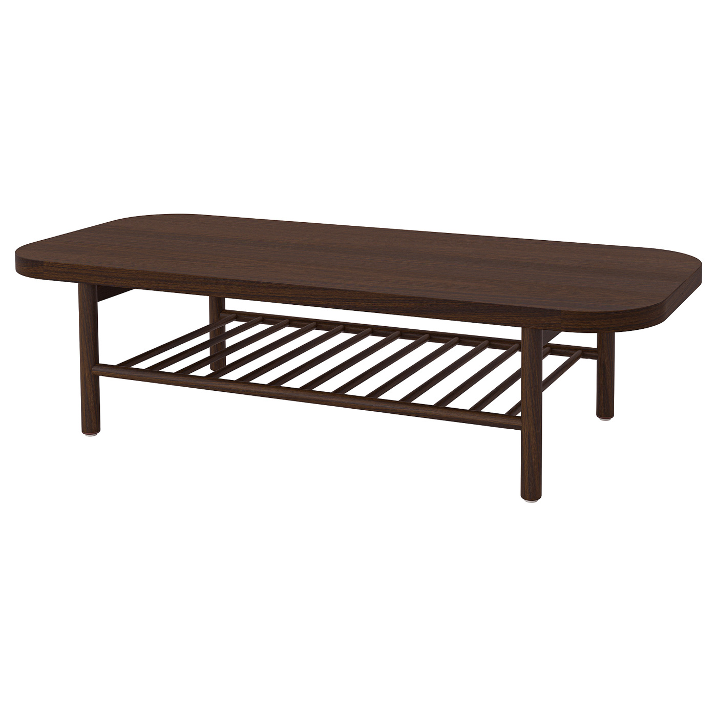 LISTERBY coffee table dark brown stained oak veneer - IKEA