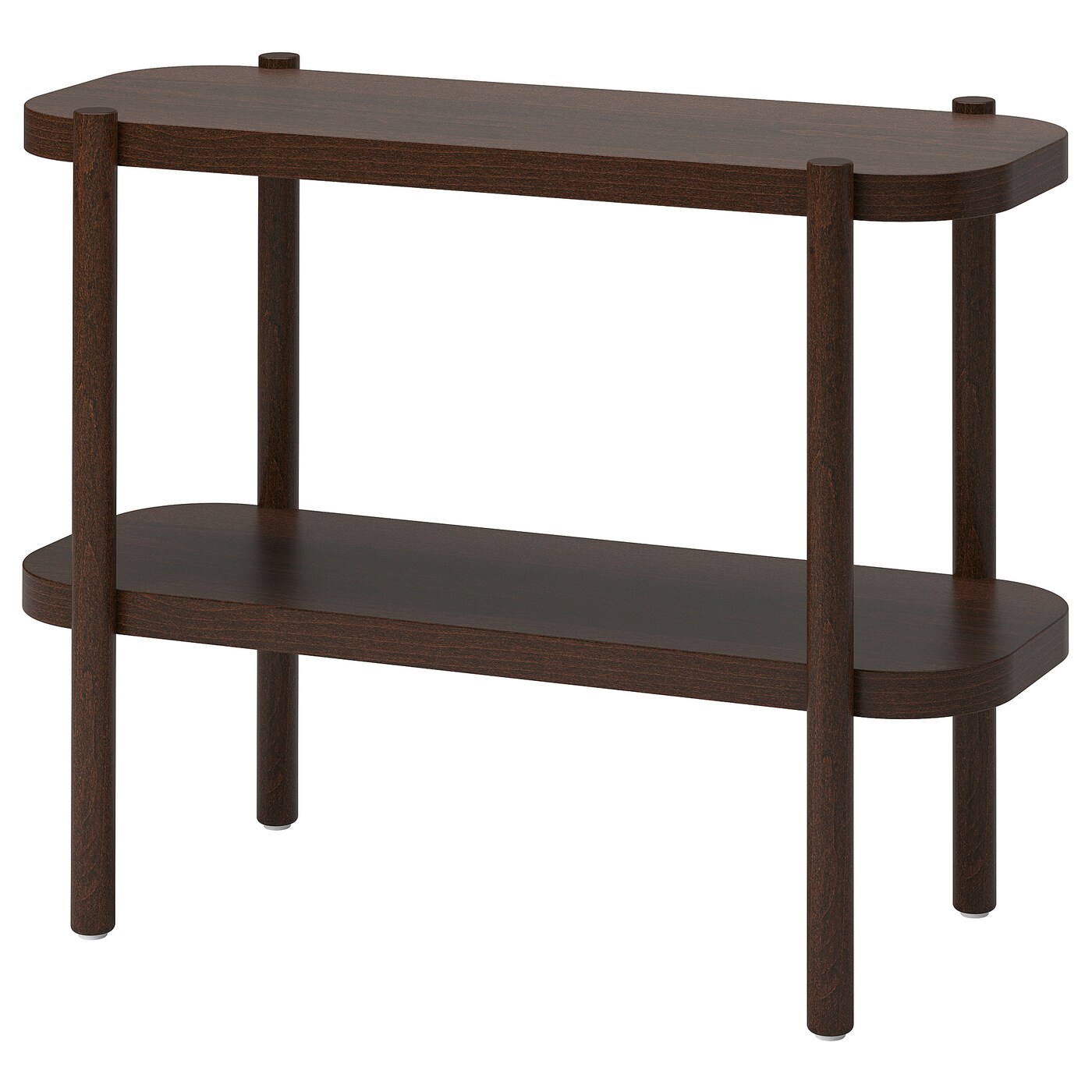 新品入荷 console LISTERBY table IKEA - veneer beech brown dark 木製ラック・ウッドラック