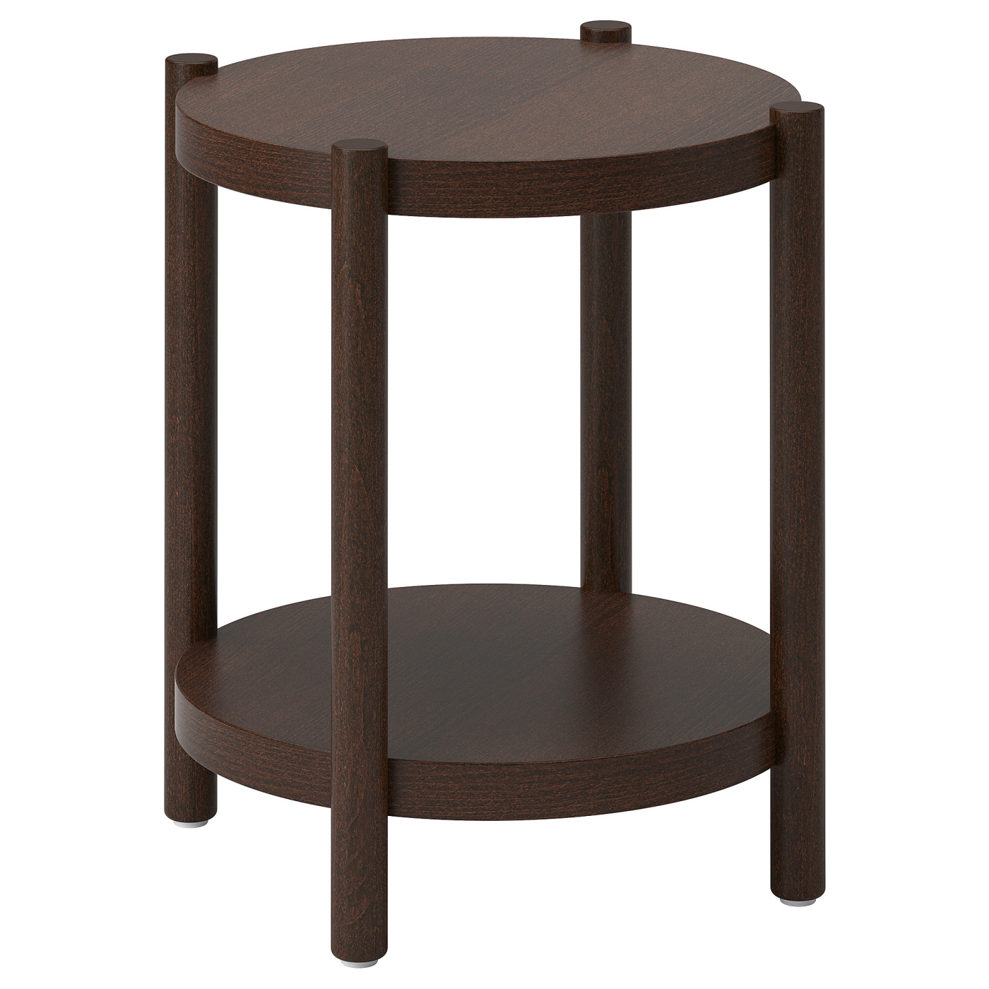 LISTERBY side table dark brown beech veneer - IKEA
