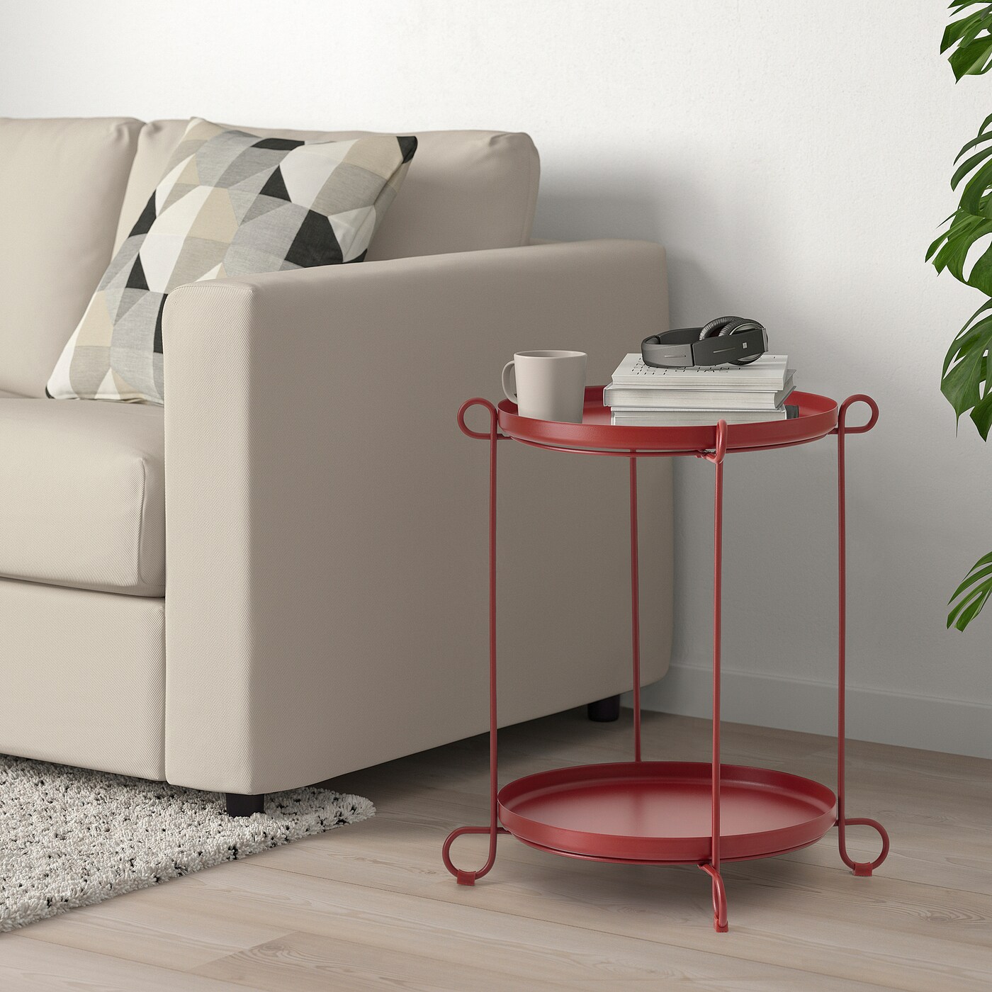 LIVELYCKE tray table red - IKEA