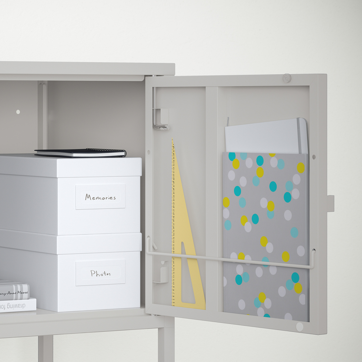 LIXHULT cabinet combination grey/anthracite - IKEA