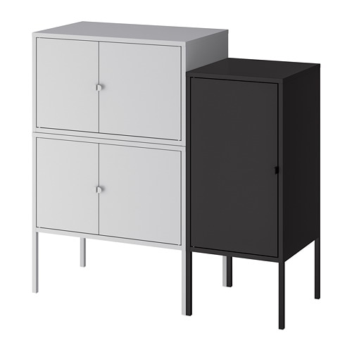 良品】IKEA LIXHULT スチールキャビネット 廃盤 - メルカリ