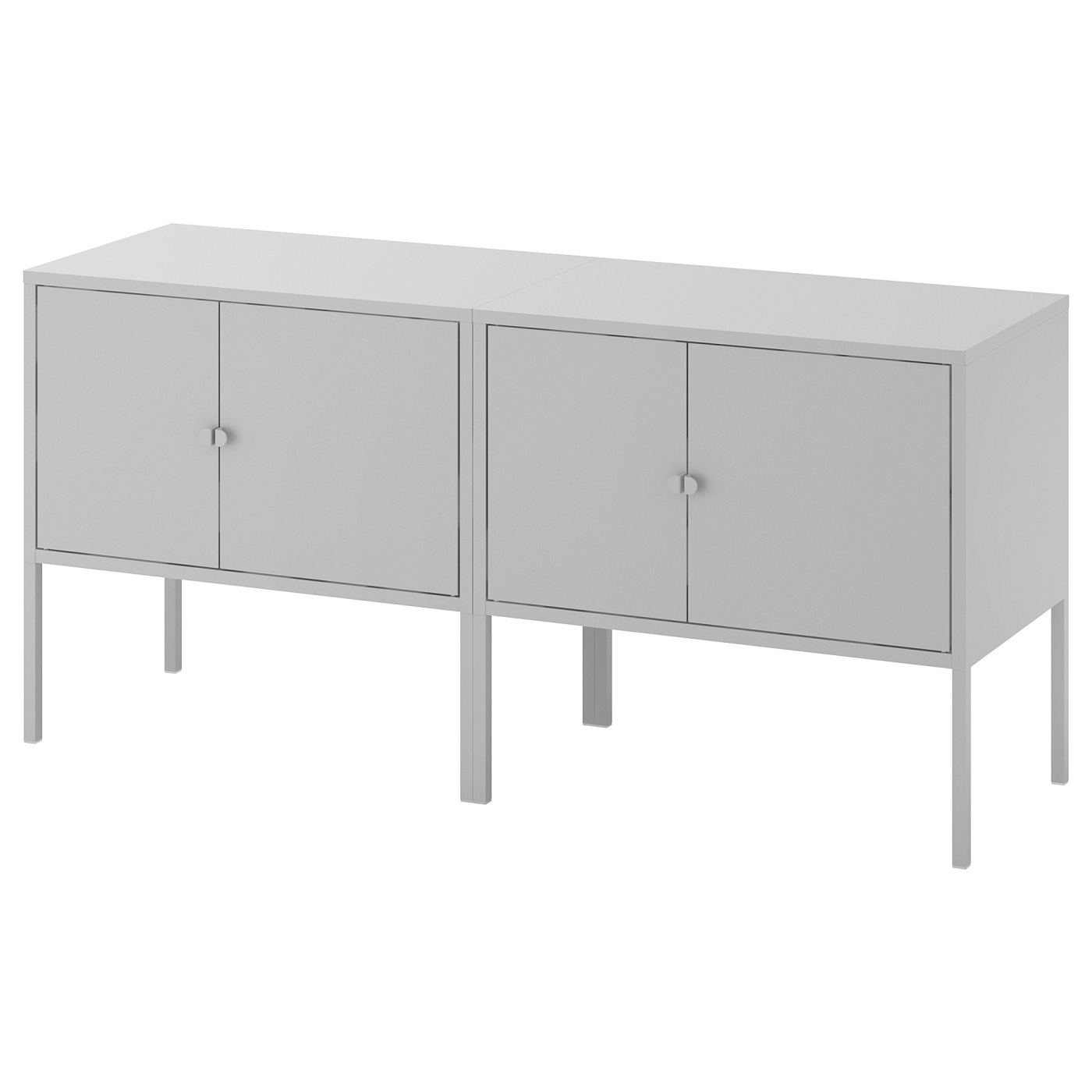 IKEAキャビネット LIXHULT LIXHULT cabinet, metal/anthracite, 133/4x235/8