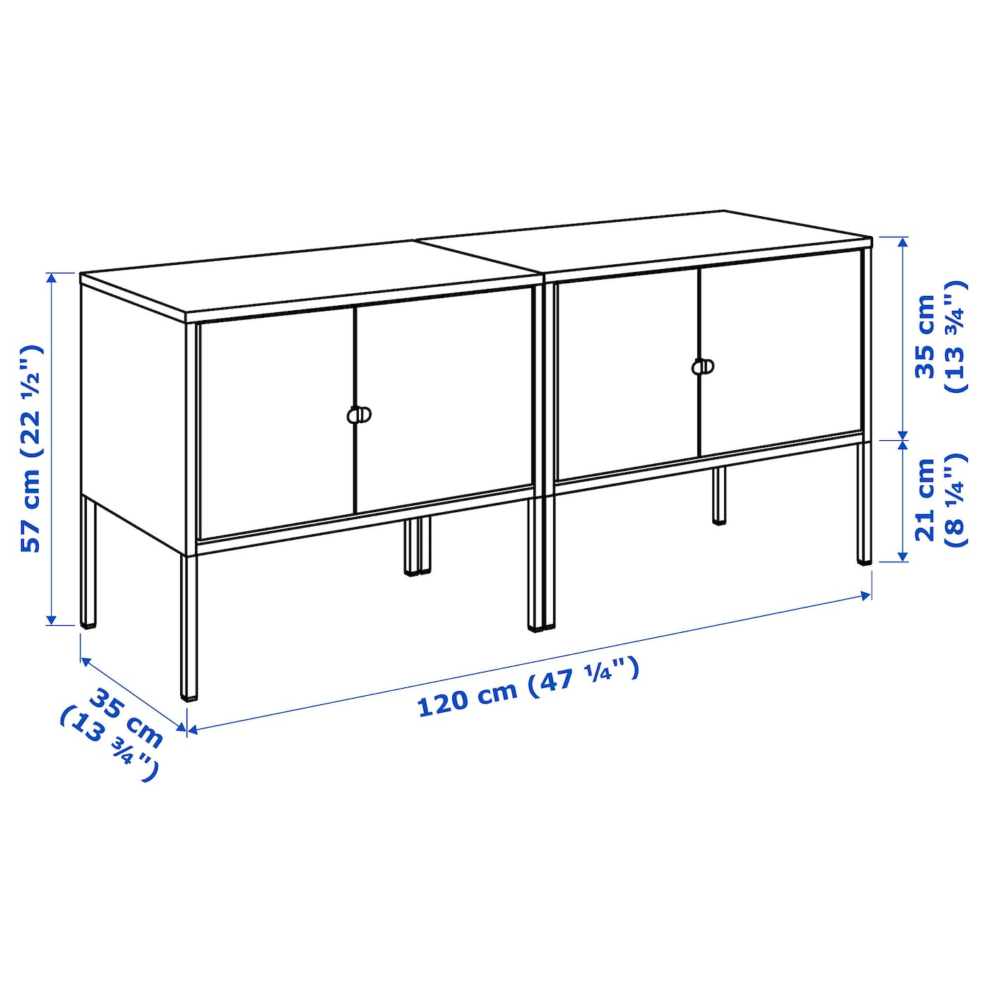 LIXHULT cabinet combination grey - IKEA