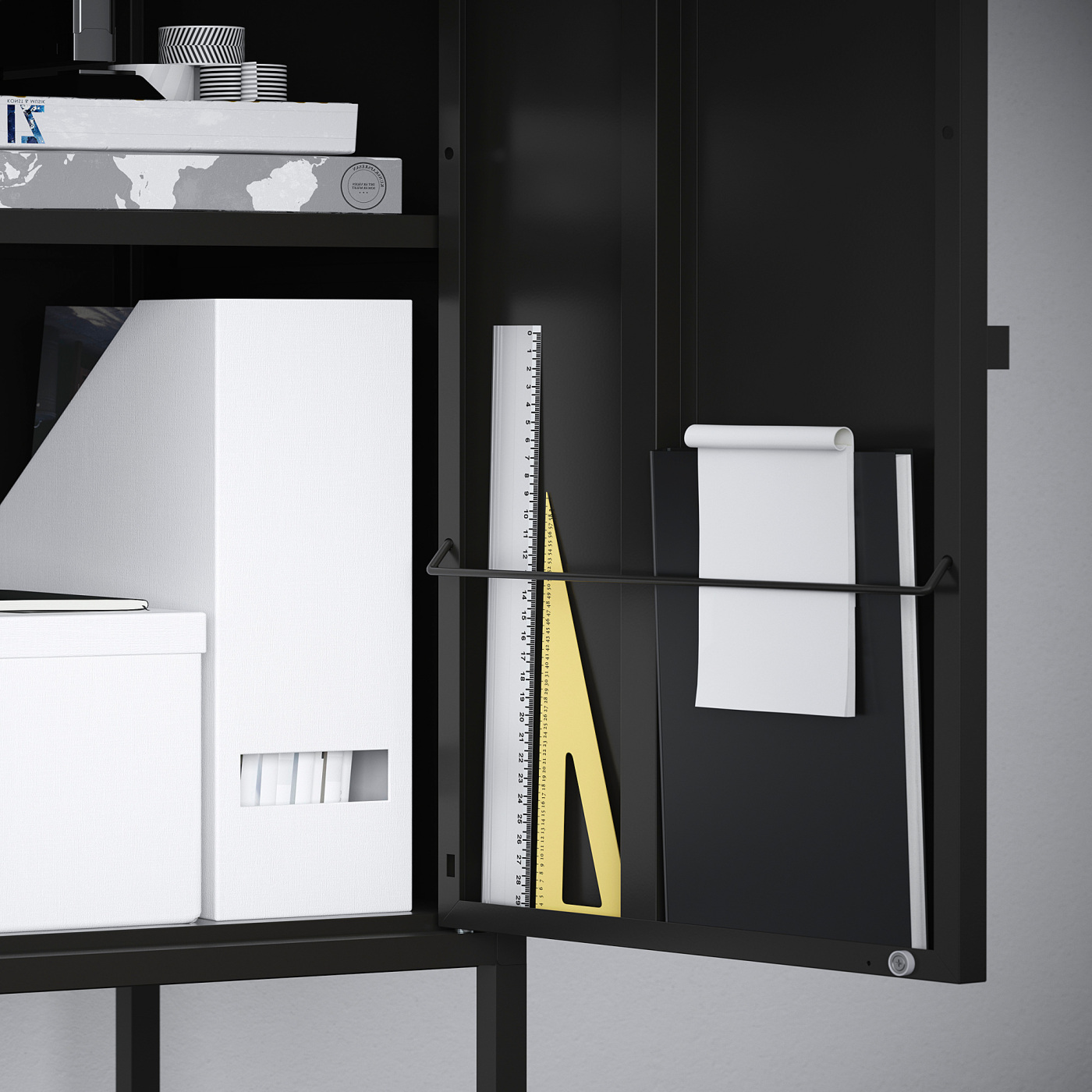 LIXHULT storage combination anthracite - IKEA