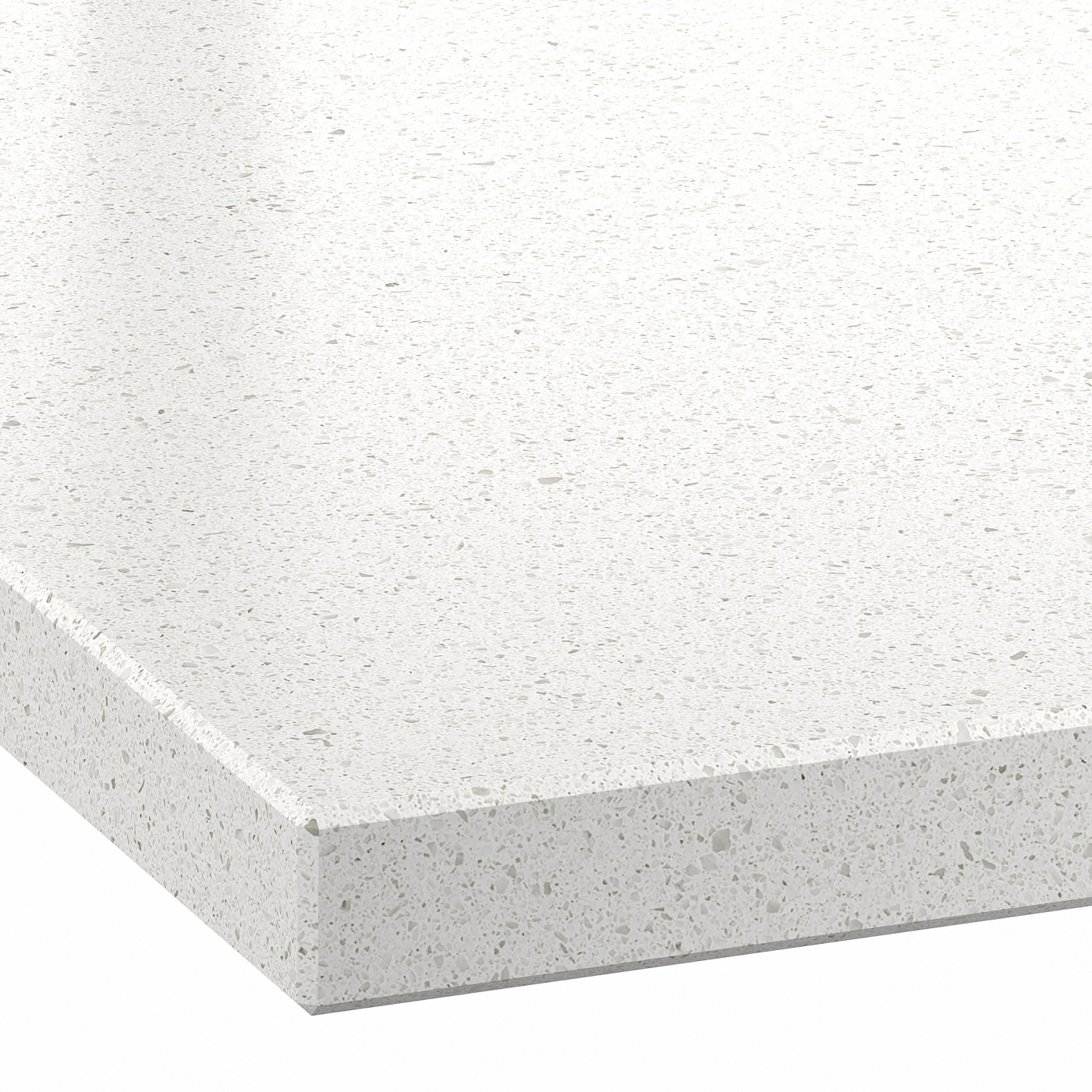 LOCKEBO custom made worktop off-white mineral effect/glass composite - IKEA