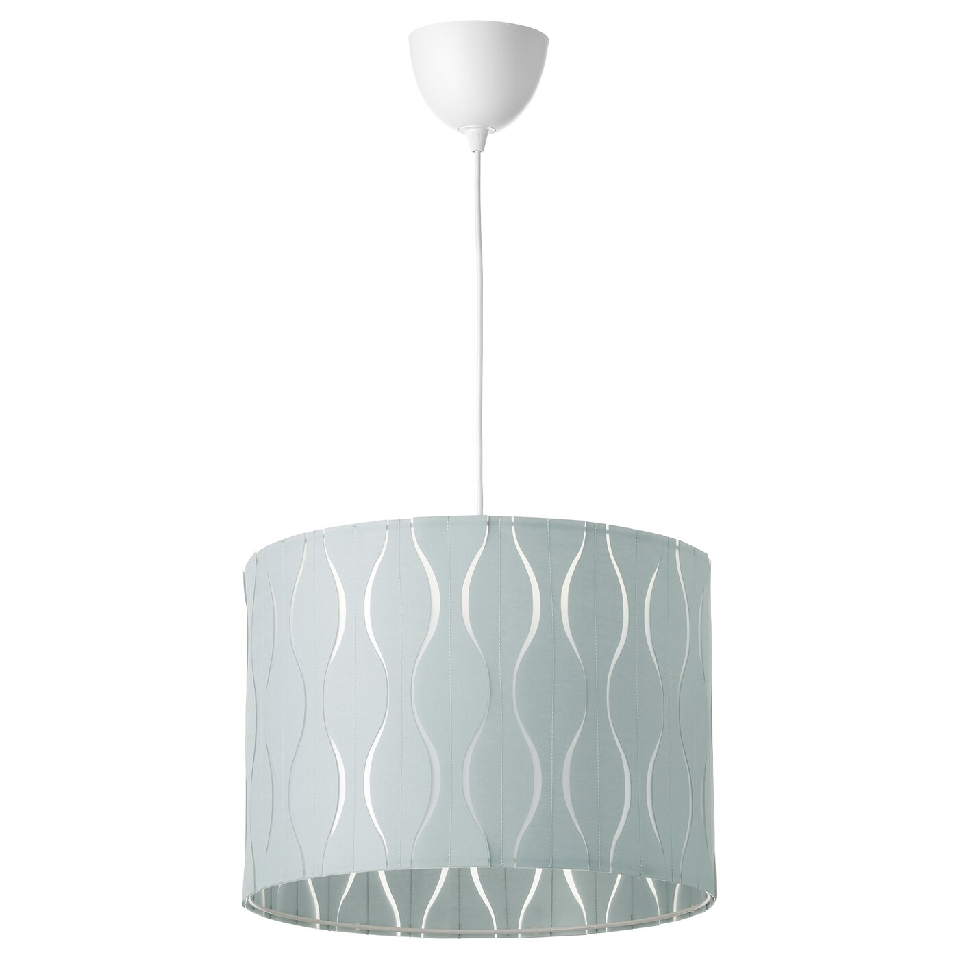 LÖKNÄS / HEMMA pendant lamp blue/silver-colour - IKEA