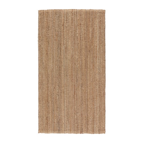 IKEA RULLBANA ルルバーナ ラグ RULLBANA rug, high pile off-white/dark yellow - IKEA
