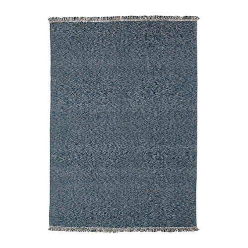 LANDBANA rug, flatwoven dark blue - IKEA