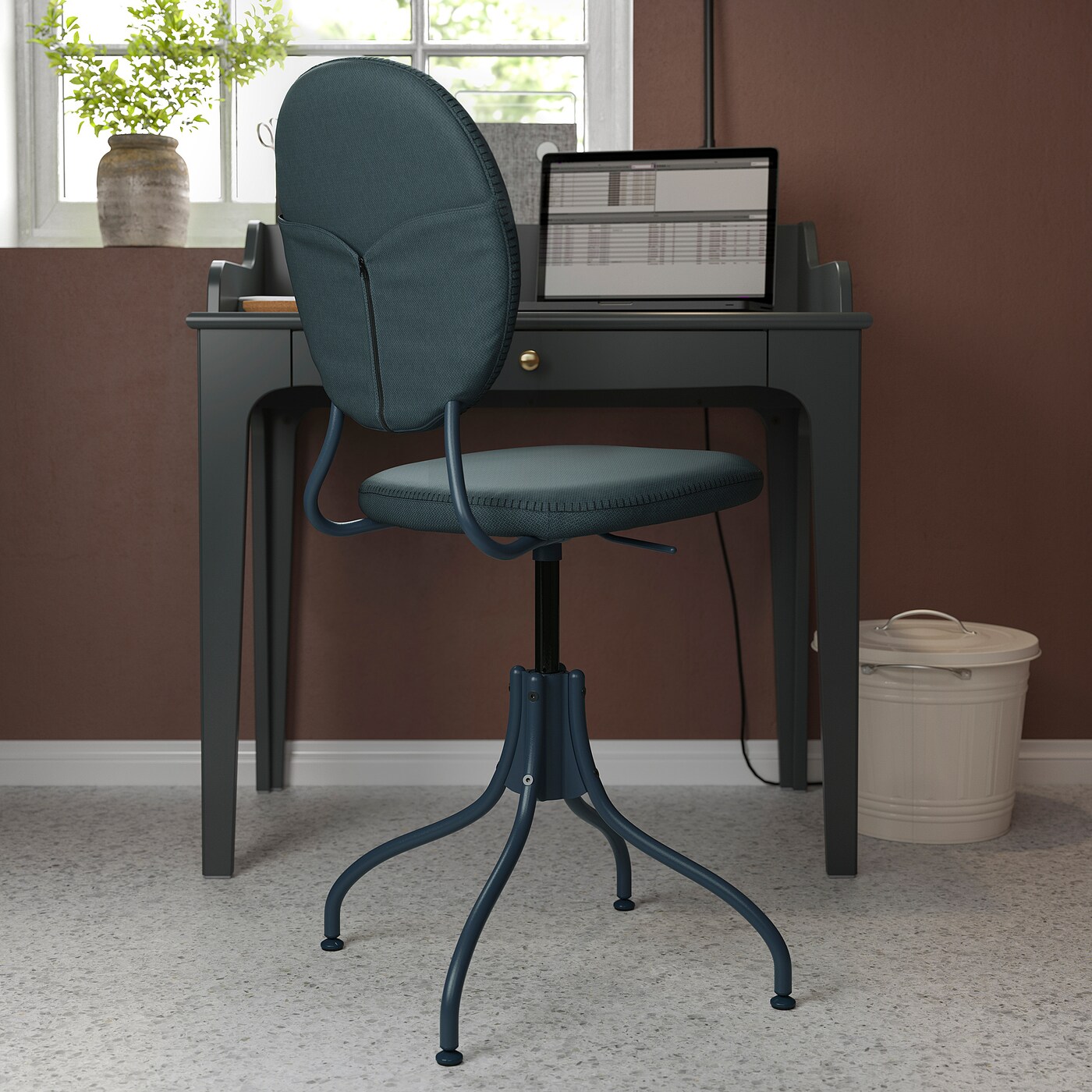 LOMMARP/BJÖRKBERGET desk and storage combination and swivel LOMMARP/BJÖRKBERGET desk and storage combination and swivel