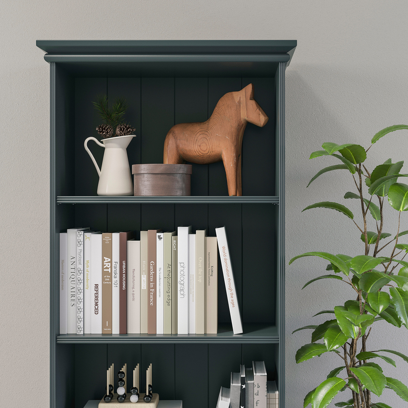 LOMMARP bookcase dark blue-green - IKEA