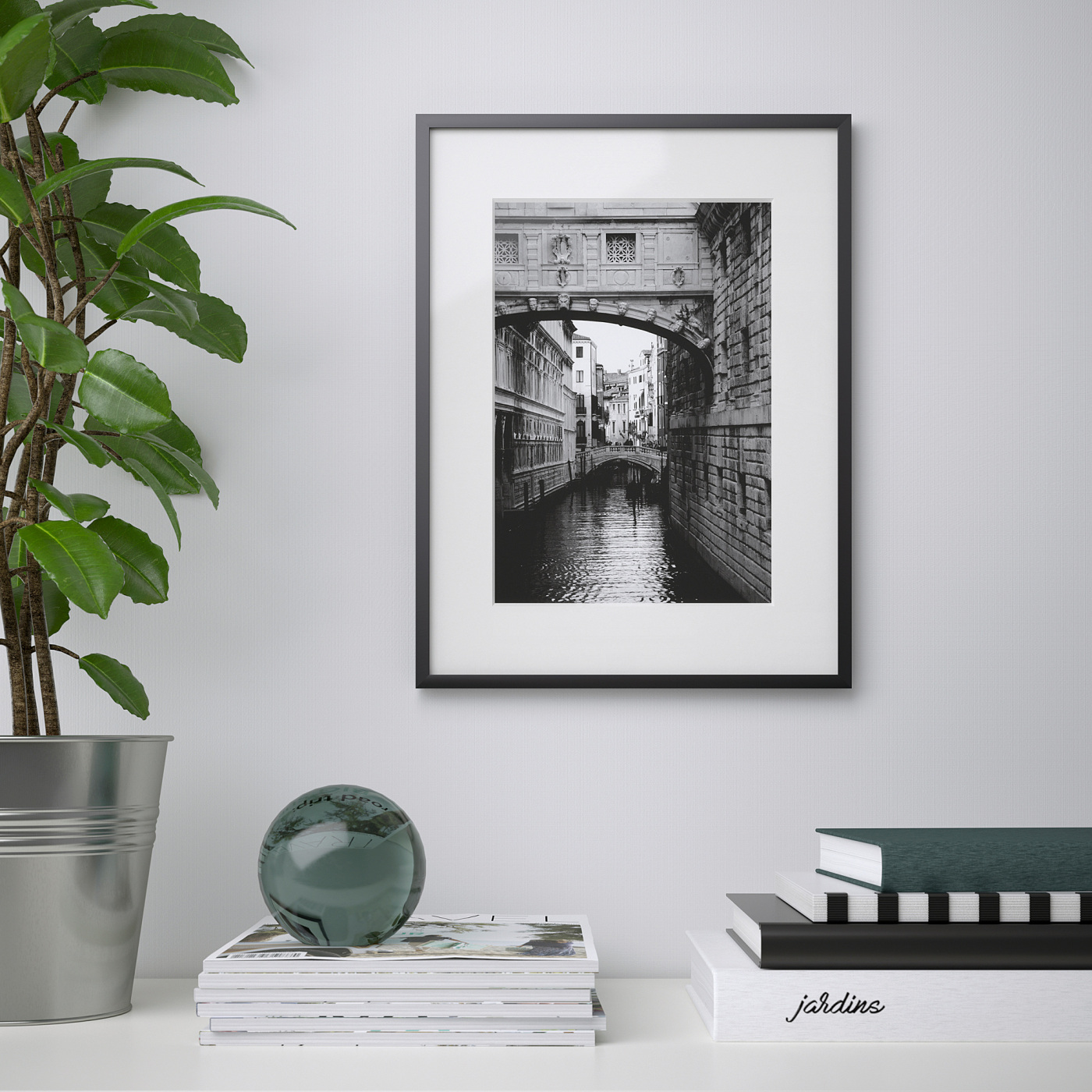 LOMVIKEN frame black - IKEA