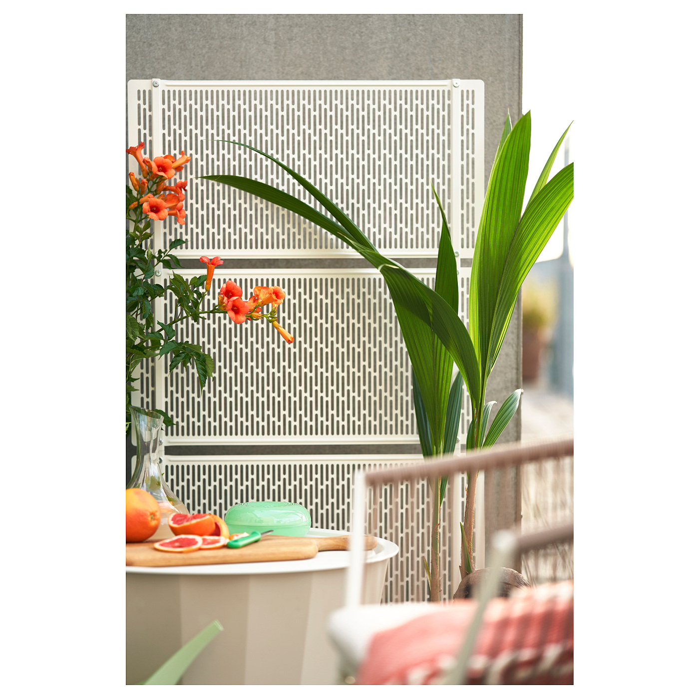 LUNGÖN privacy screen off-white indoor/outdoor - IKEA