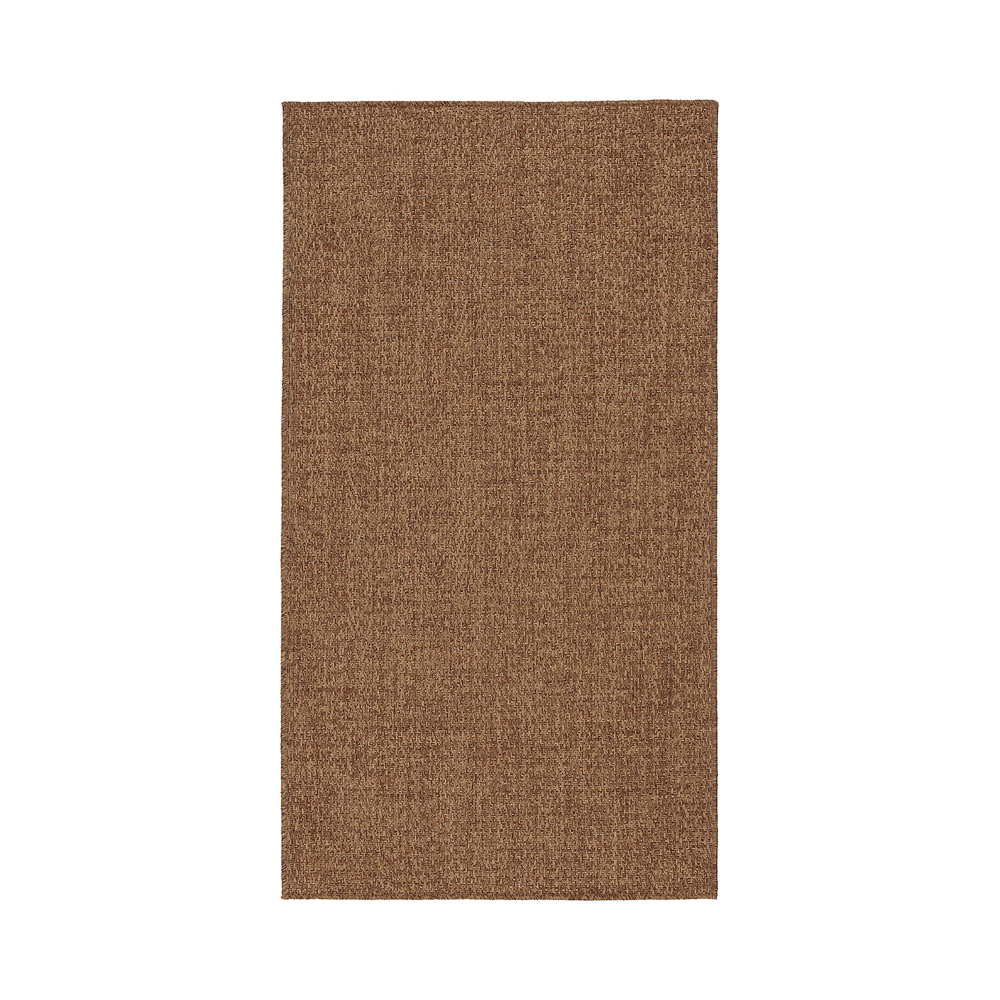 LYDERSHOLM rug flatwoven, in/outdoor medium brown - IKEA