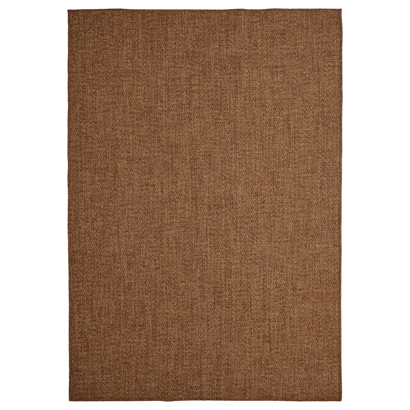 LYDERSHOLM rug flatwoven, in/outdoor medium brown - IKEA