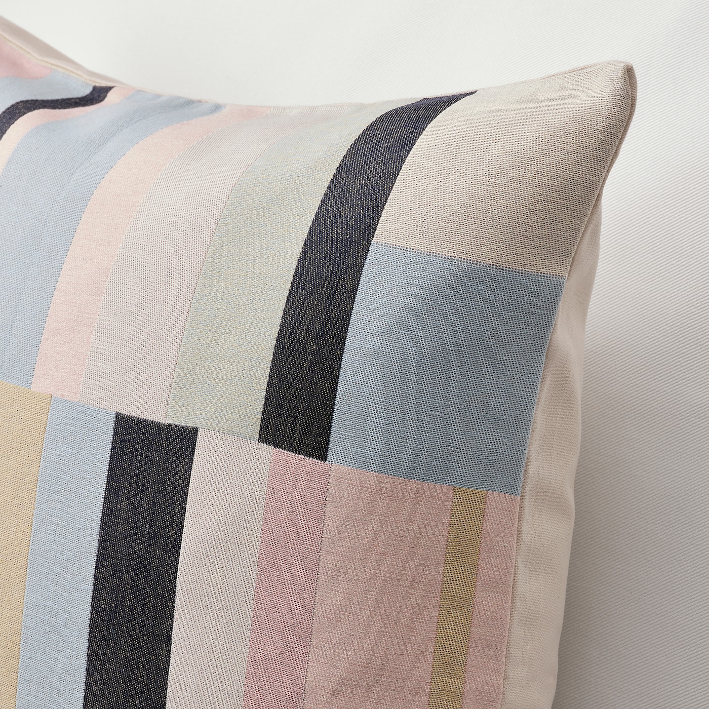 LYKTBÄRARE cushion cover light beige/multicolour - IKEA