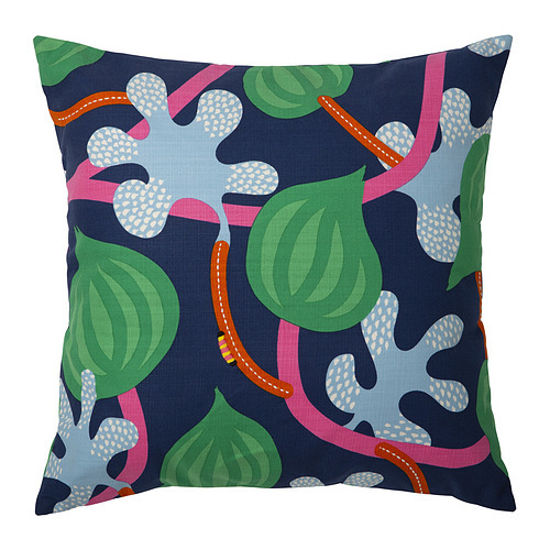 MÄVINN cushion cover cat pattern orange - IKEA
