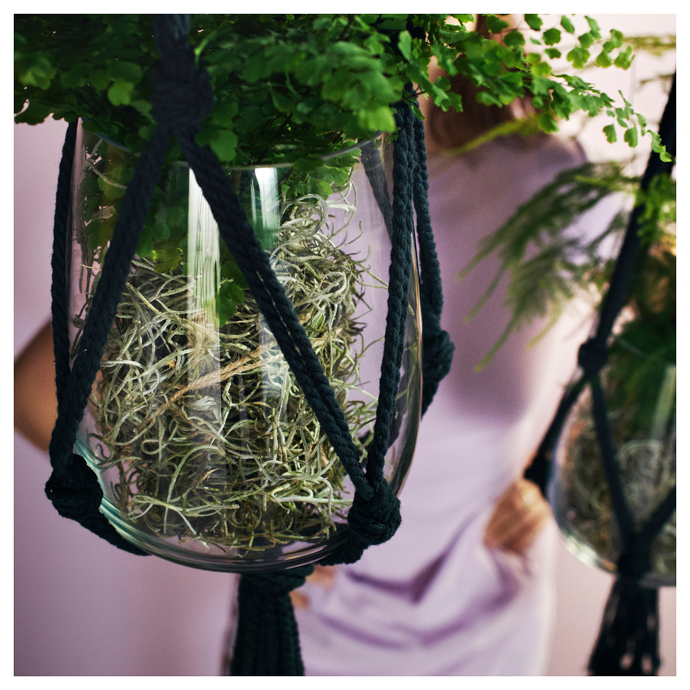 MVINN plant pot hanger black - IKEA