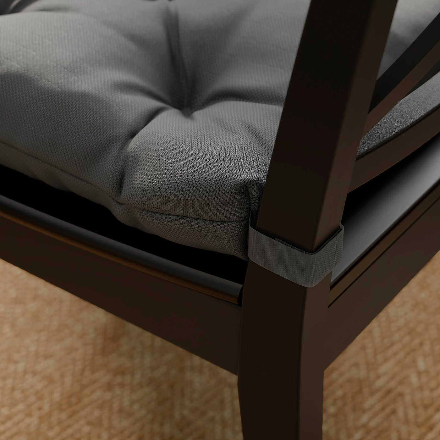 IKEA MALINDA クッション 赤 40x38cm イケア IKEA/イケア MALINDA/マーリンダ チェアクッション40