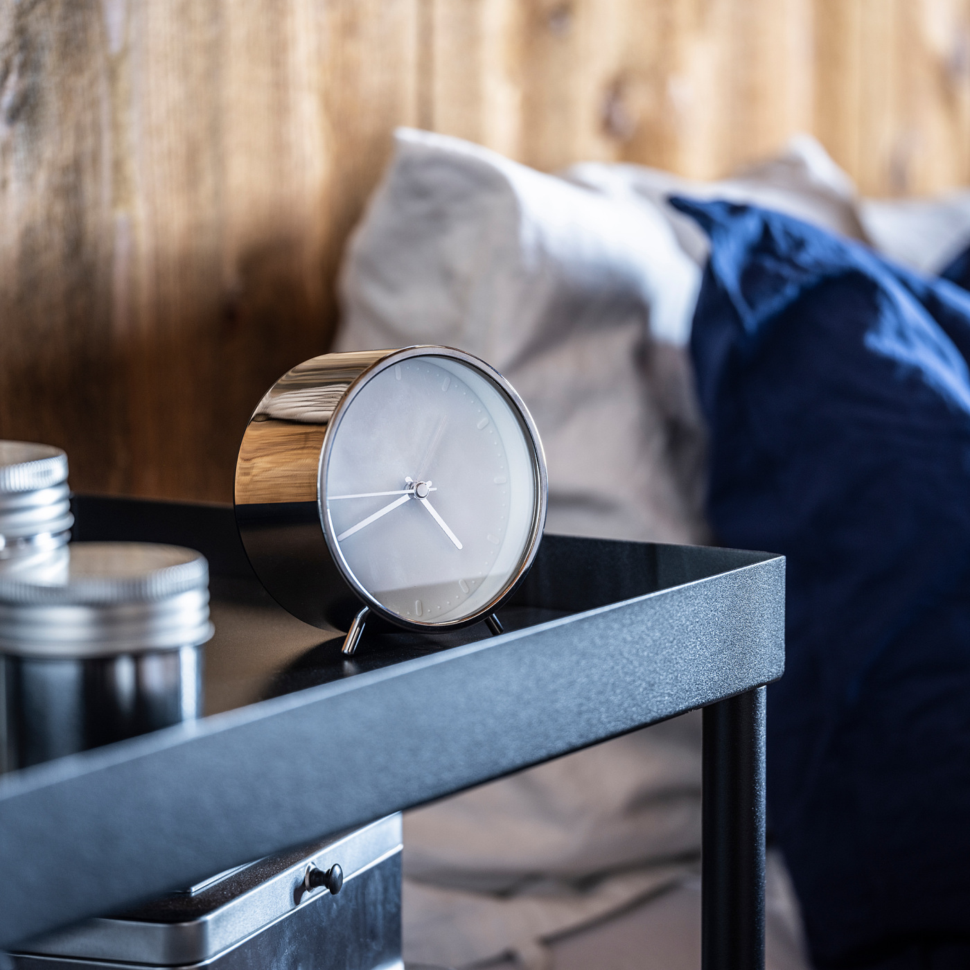 MALLHOPPA alarm clock silver-colour - IKEA